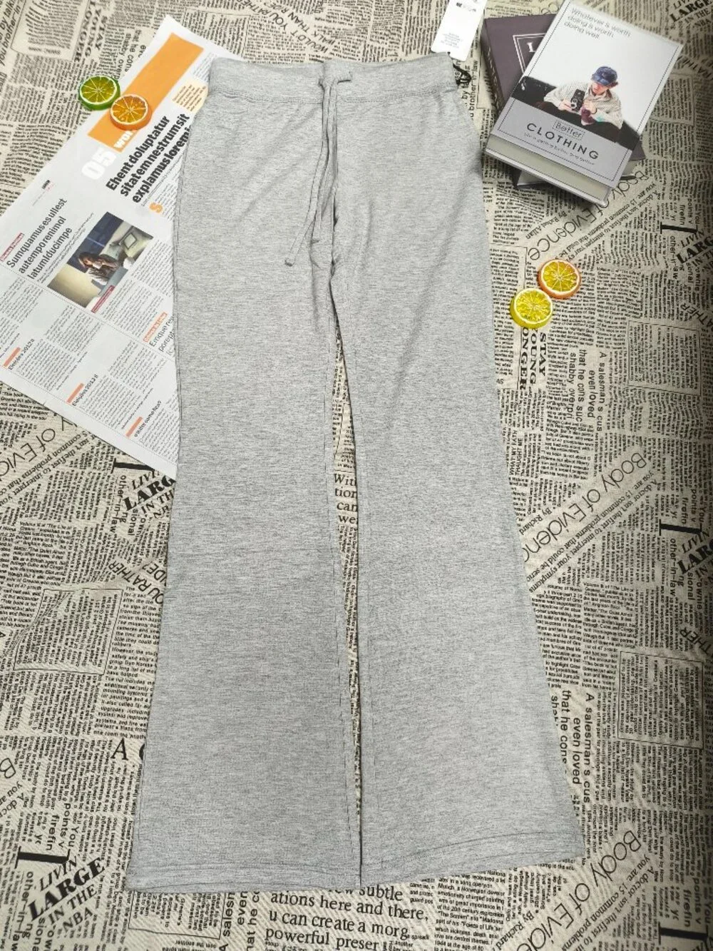 Soft Alo Yoga Sway Bootcut Sweatpant🧘🏻‍Athletic Heather Grey Cute Clean🔥S-M